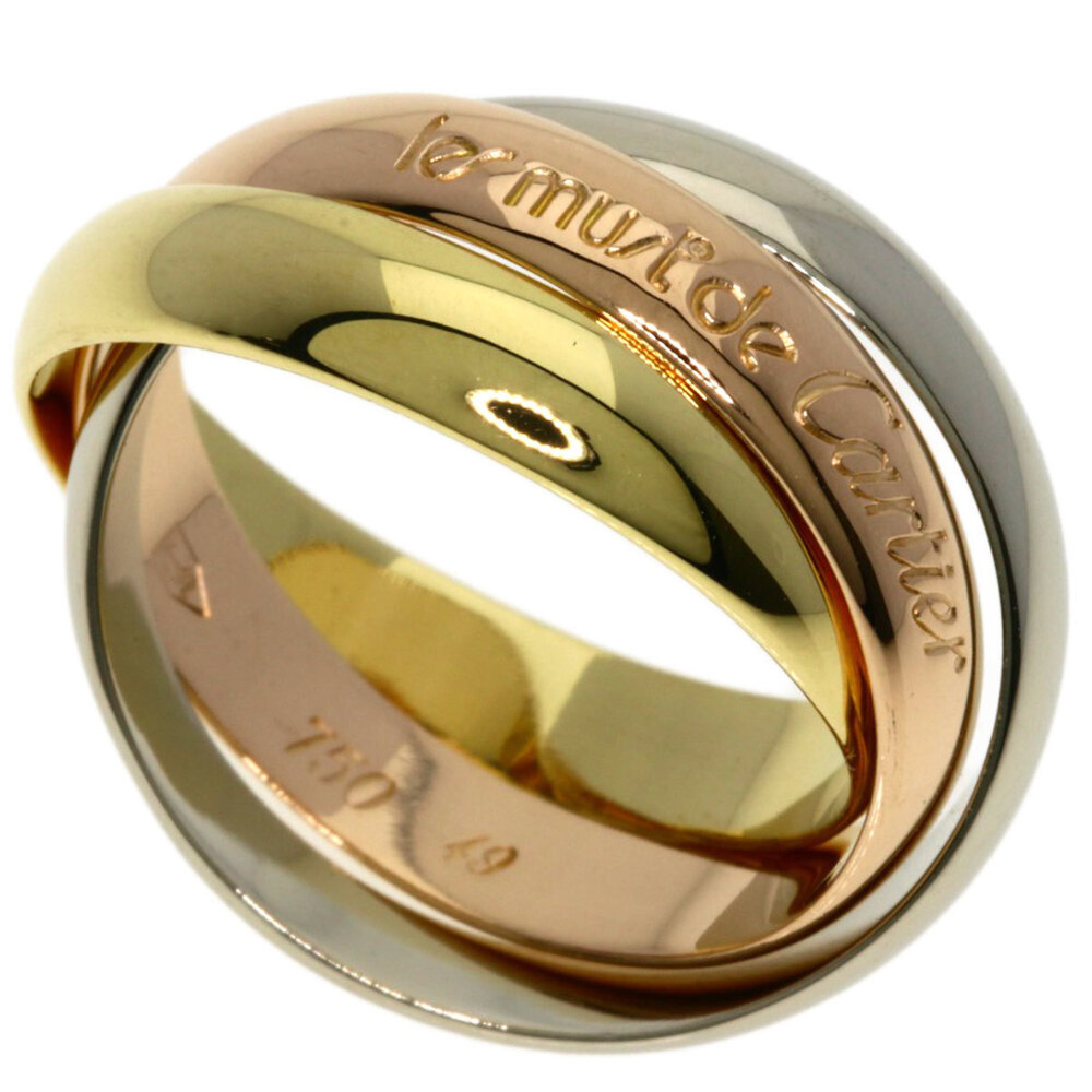 CARTIER 18k Gold Trinity Ring #49